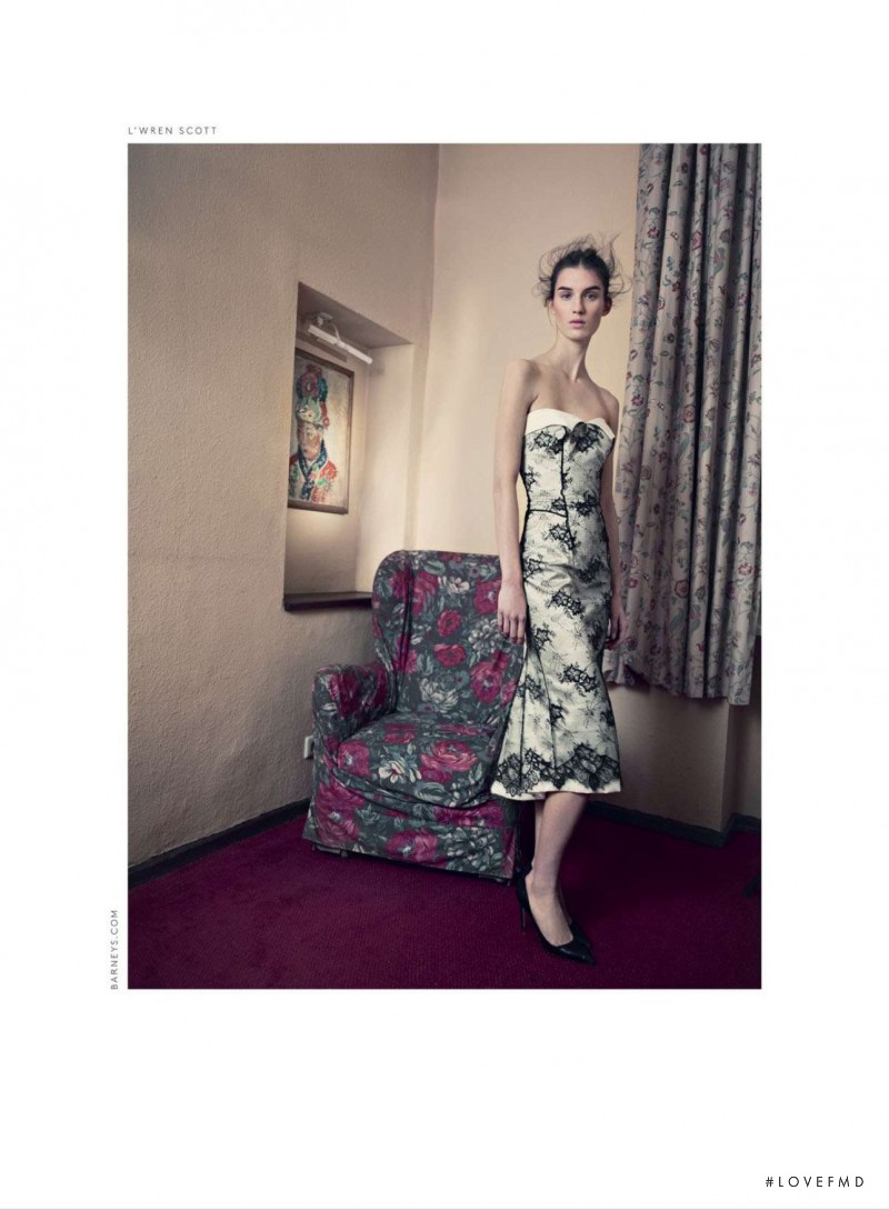 Marte Mei van Haaster featured in  the Barneys New York advertisement for Spring/Summer 2013