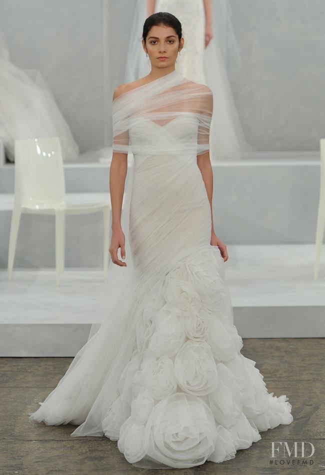 Monique Lhuillier Bridal fashion show for Spring/Summer 2015