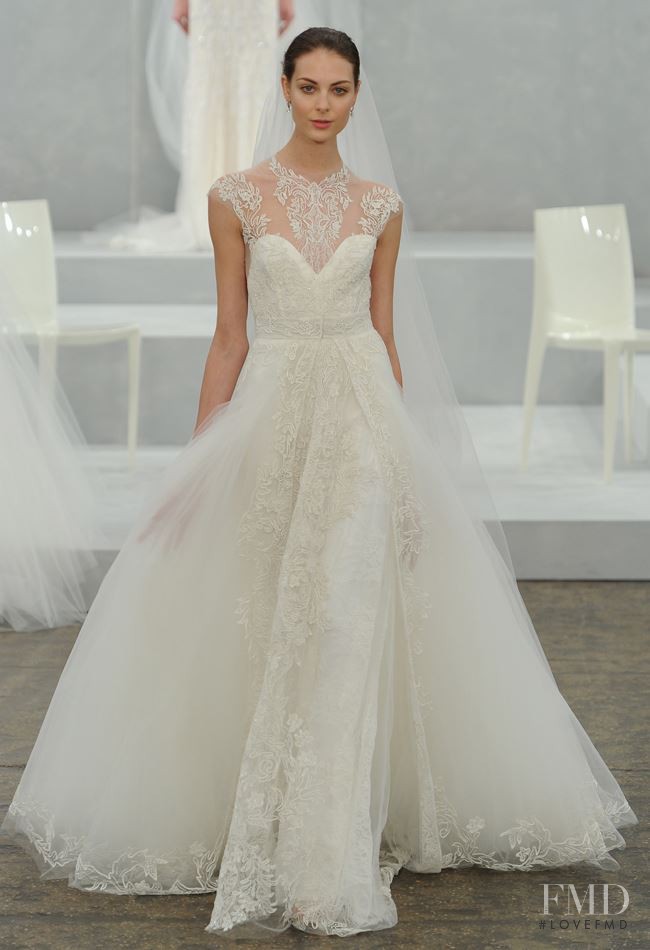 Monique Lhuillier Bridal fashion show for Spring/Summer 2015