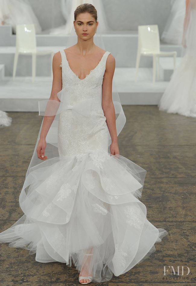 Monique Lhuillier Bridal fashion show for Spring/Summer 2015