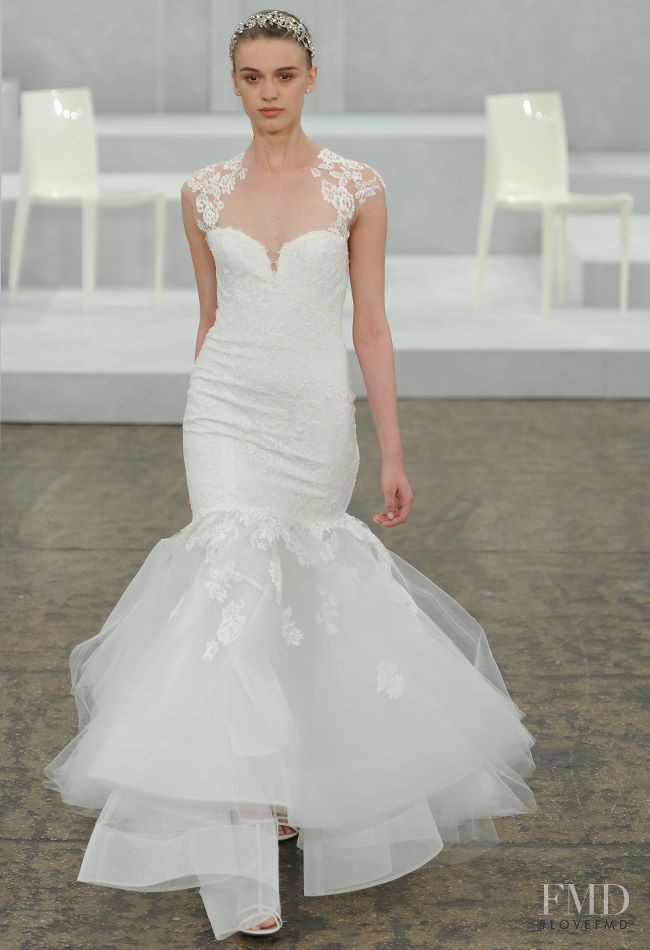 Monique Lhuillier Bridal fashion show for Spring/Summer 2015