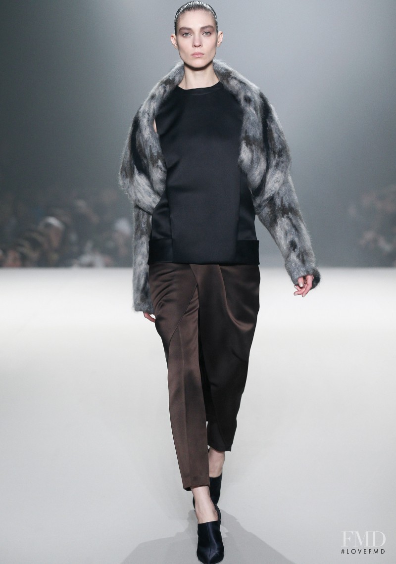Kati Nescher featured in  the Alexander Wang fashion show for Autumn/Winter 2013