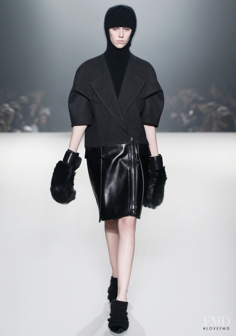 Juliana Schurig featured in  the Alexander Wang fashion show for Autumn/Winter 2013