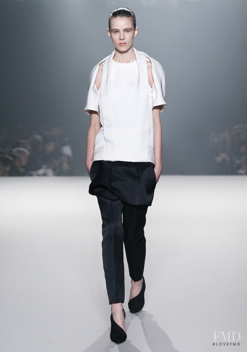 Kayley Chabot featured in  the Alexander Wang fashion show for Autumn/Winter 2013