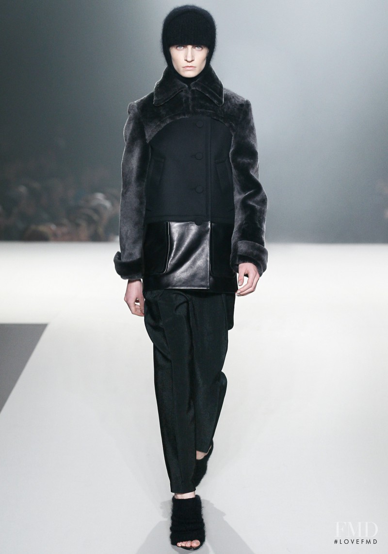 Valérie Debeuf featured in  the Alexander Wang fashion show for Autumn/Winter 2013