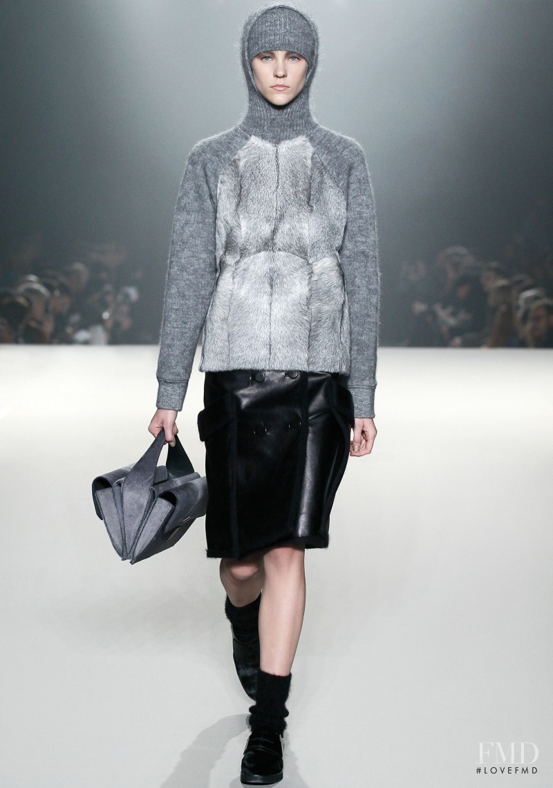 Nicole Pollard featured in  the Alexander Wang fashion show for Autumn/Winter 2013