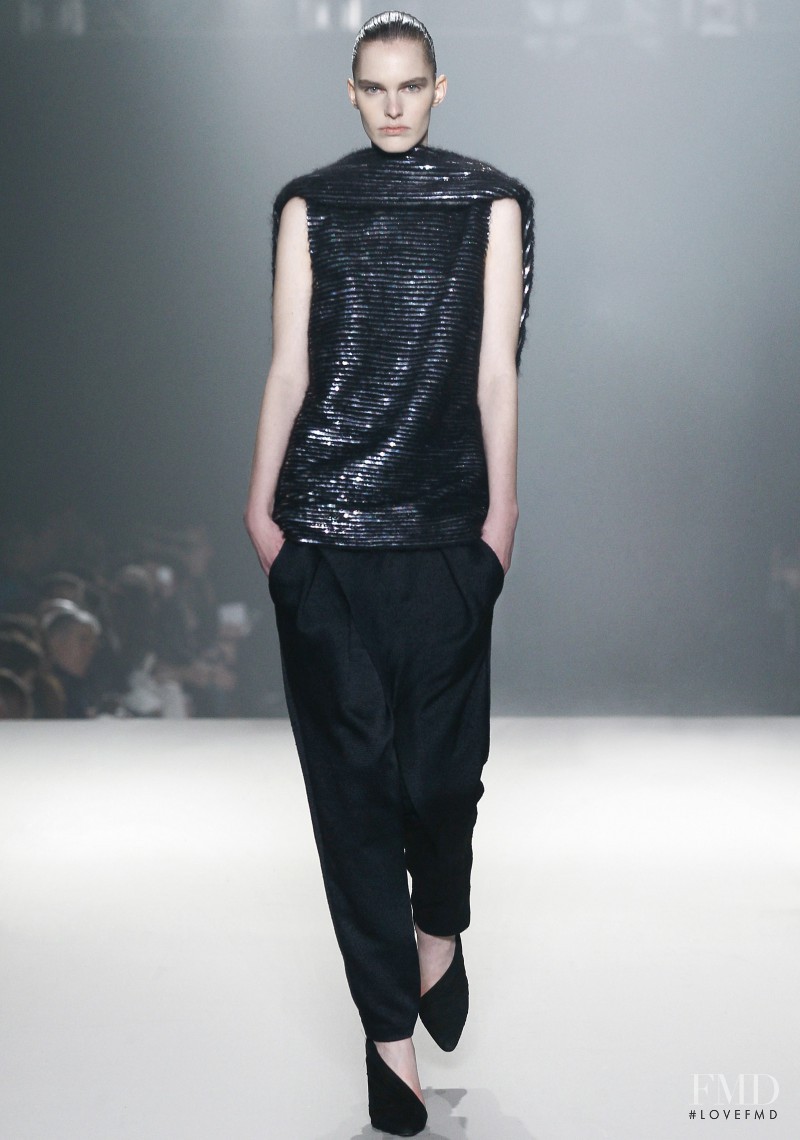 Lisa Verberght featured in  the Alexander Wang fashion show for Autumn/Winter 2013