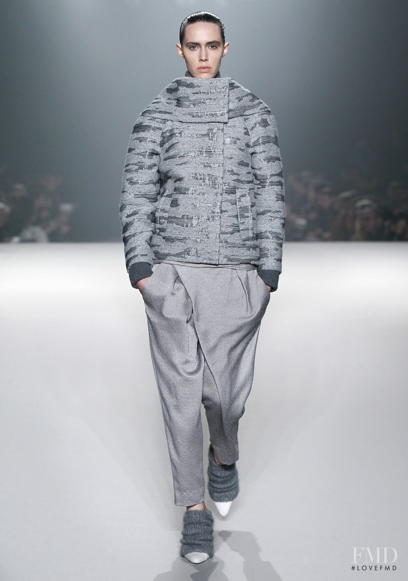 Georgia Hilmer featured in  the Alexander Wang fashion show for Autumn/Winter 2013