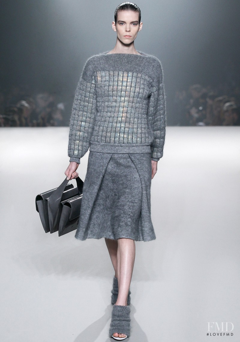 Meghan Collison featured in  the Alexander Wang fashion show for Autumn/Winter 2013
