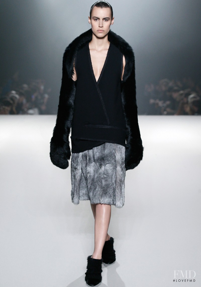 Alana Bunte featured in  the Alexander Wang fashion show for Autumn/Winter 2013
