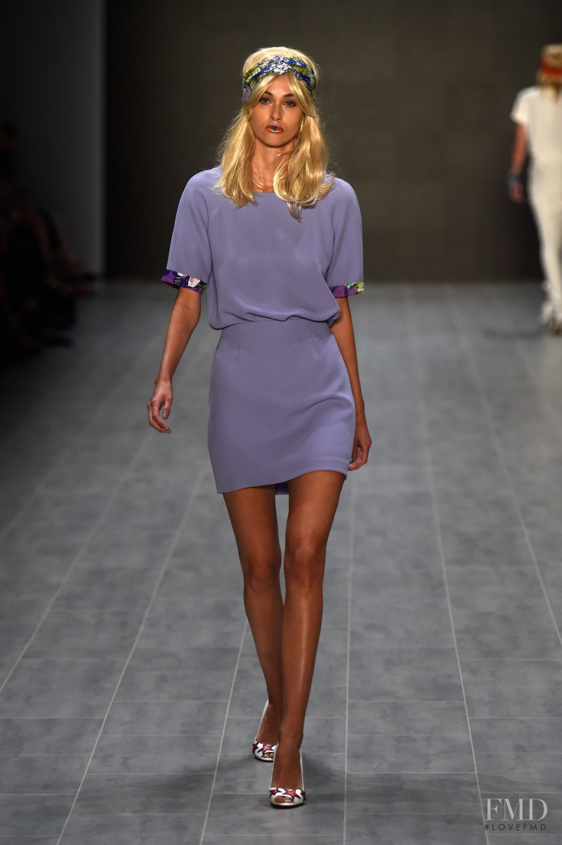 Sarah English featured in  the C\'est Tout fashion show for Spring/Summer 2015