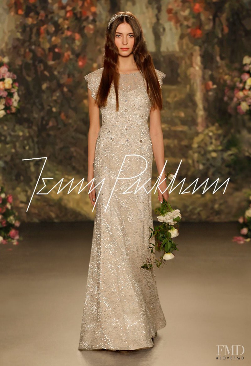 Laura Winges featured in  the Jenny Packham Bridal Collection fashion show for Spring/Summer 2016