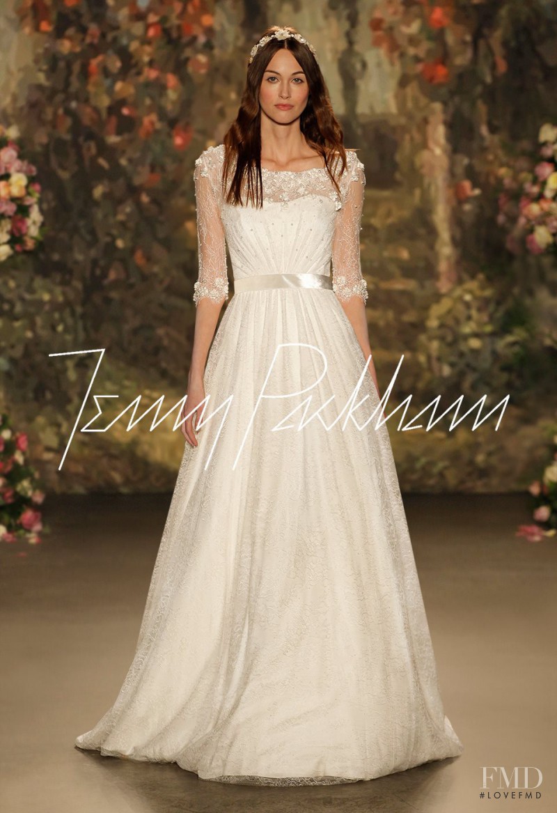 Sarah English featured in  the Jenny Packham Bridal Collection fashion show for Spring/Summer 2016