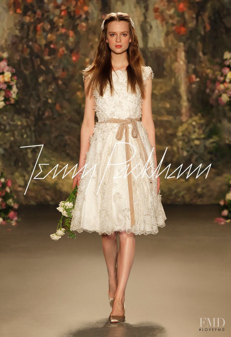 Alisha Judge featured in  the Jenny Packham Bridal Collection fashion show for Spring/Summer 2016
