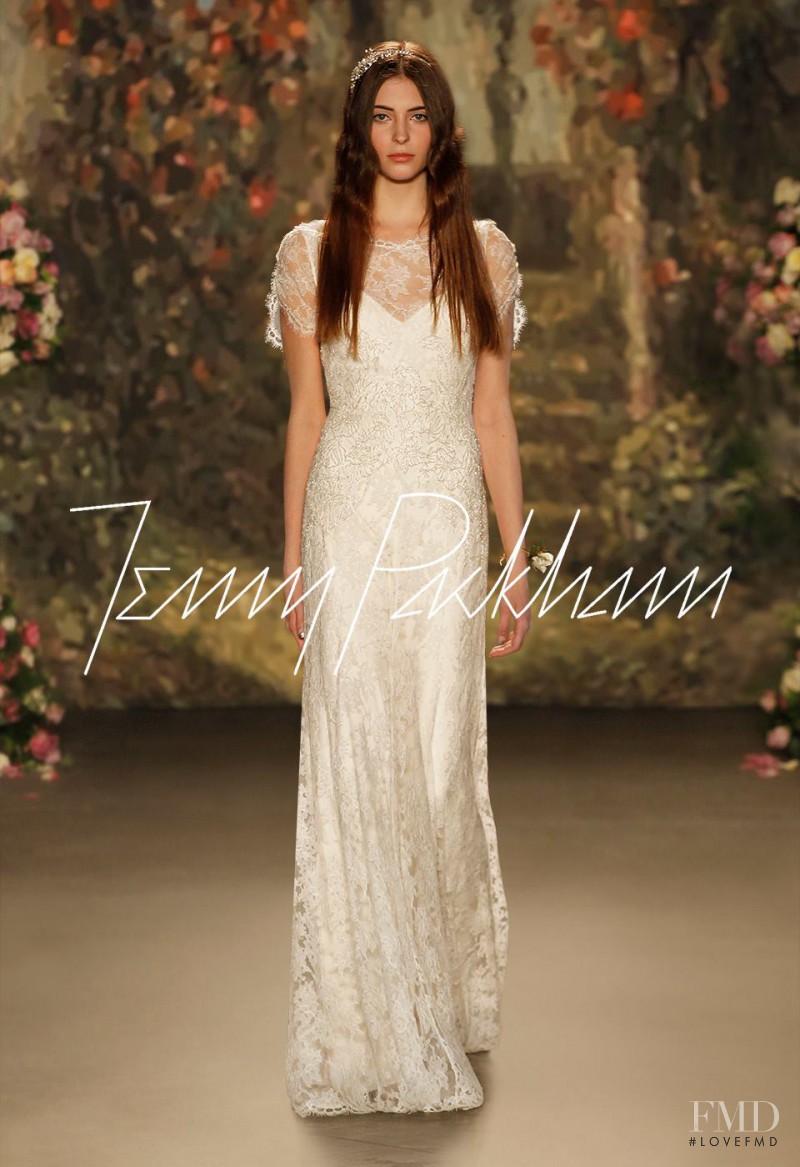 Laura Winges featured in  the Jenny Packham Bridal Collection fashion show for Spring/Summer 2016