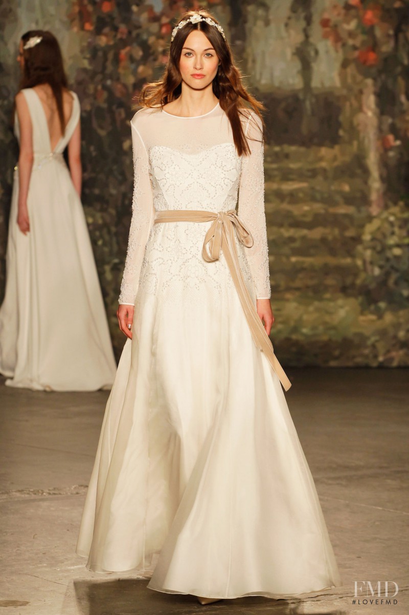 Sarah English featured in  the Jenny Packham Bridal Collection fashion show for Spring/Summer 2016