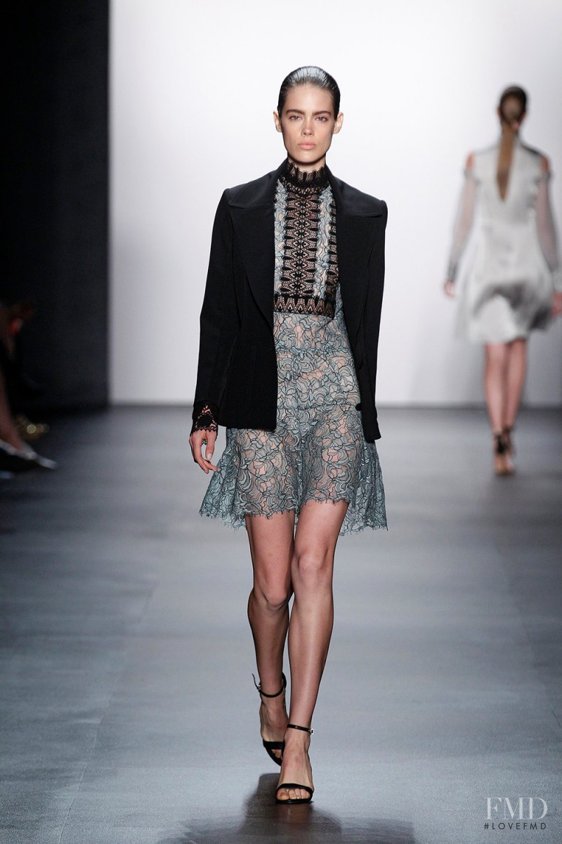 Taja Feistner featured in  the Yigal Azrouel fashion show for Spring/Summer 2016