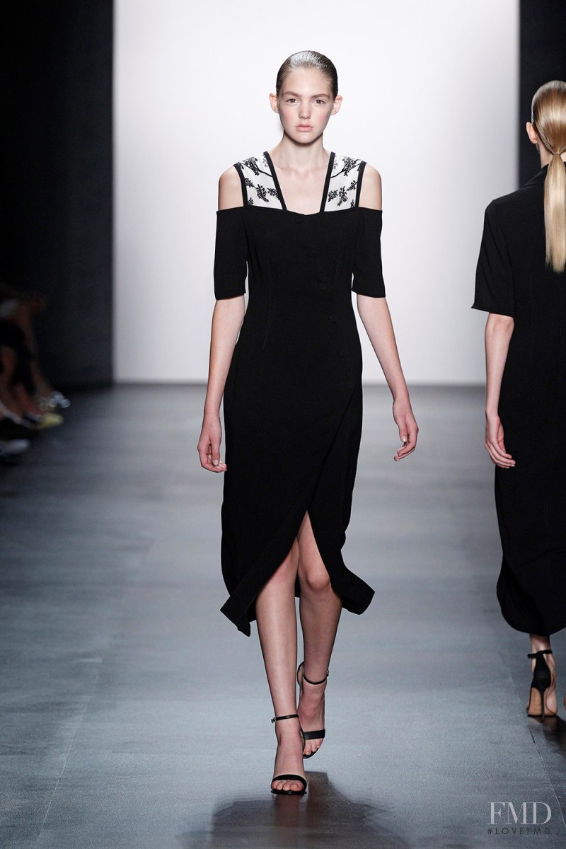 Madison Whittaker featured in  the Yigal Azrouel fashion show for Spring/Summer 2016