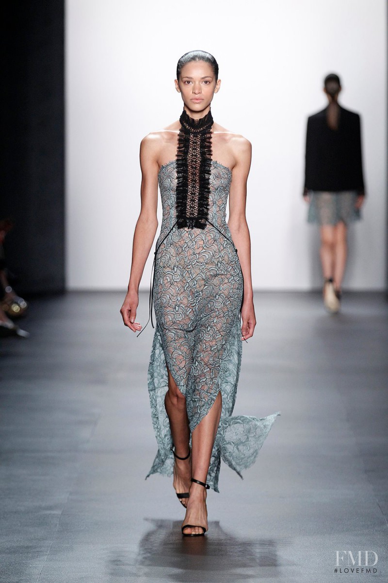 Frida Munting featured in  the Yigal Azrouel fashion show for Spring/Summer 2016