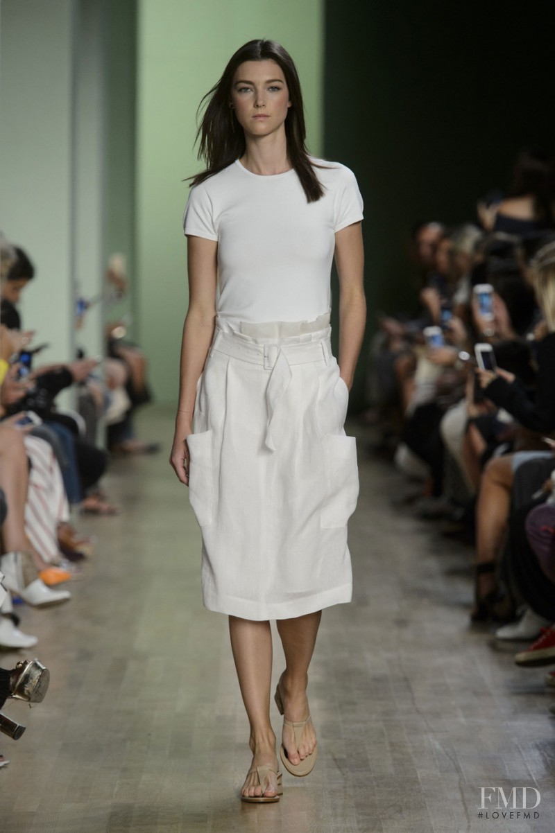 Stephanie Joy Field featured in  the Tibi fashion show for Spring/Summer 2016