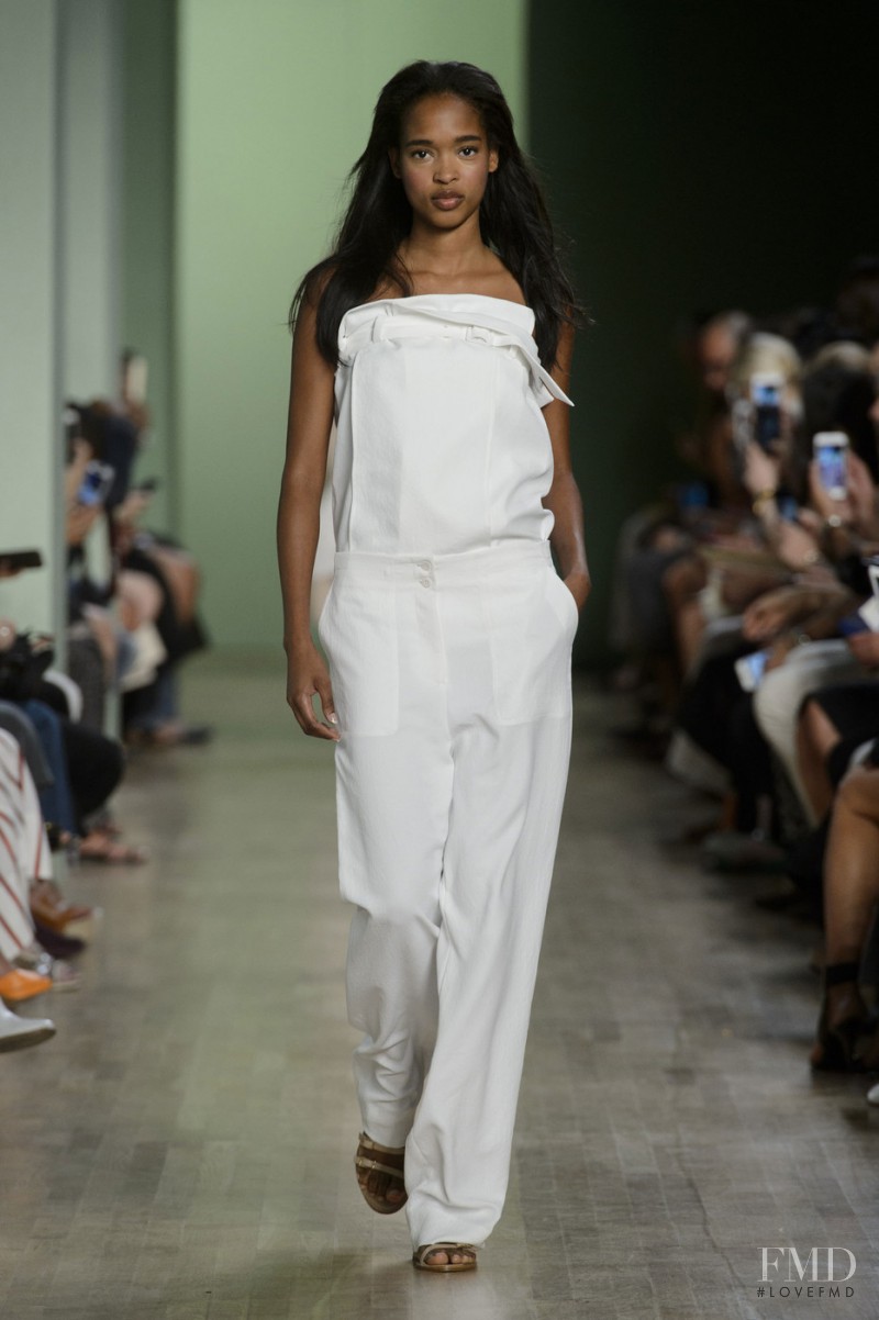 Marihenny Rivera Pasible featured in  the Tibi fashion show for Spring/Summer 2016