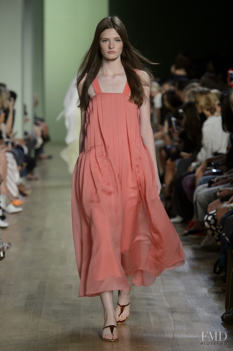 Sophia Skloss featured in  the Tibi fashion show for Spring/Summer 2016