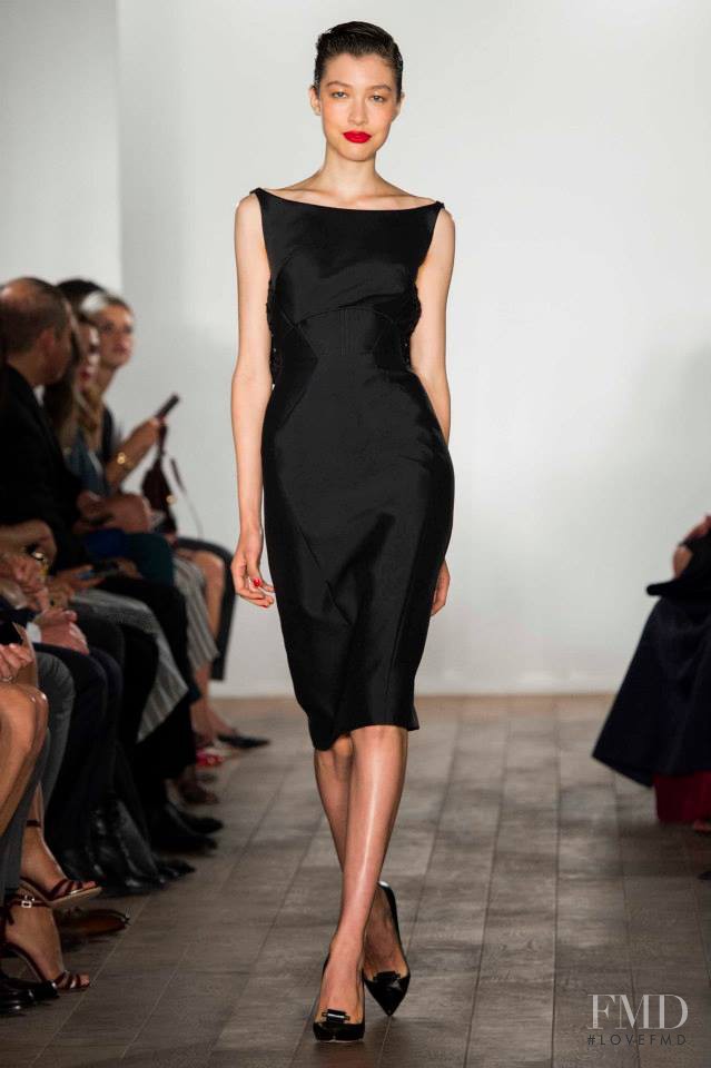 Kouka Webb featured in  the Zac Posen fashion show for Spring/Summer 2015