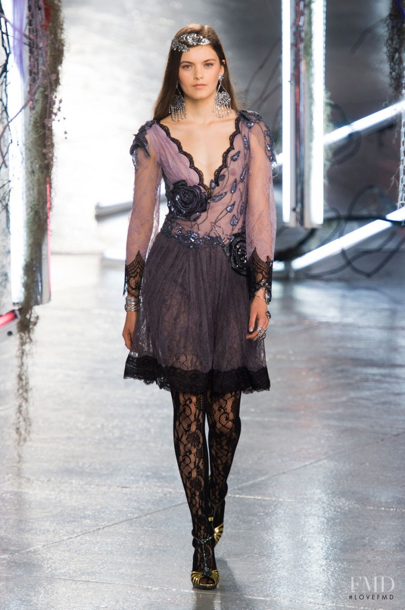 Emma Genier featured in  the Rodarte fashion show for Spring/Summer 2016