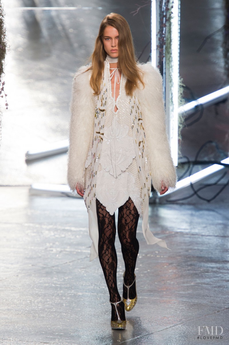 Julia Jamin featured in  the Rodarte fashion show for Spring/Summer 2016