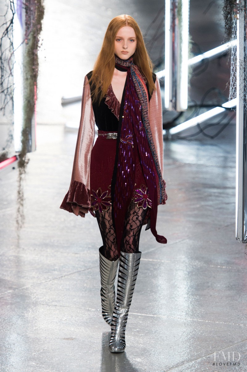 Madison Stubbington featured in  the Rodarte fashion show for Spring/Summer 2016