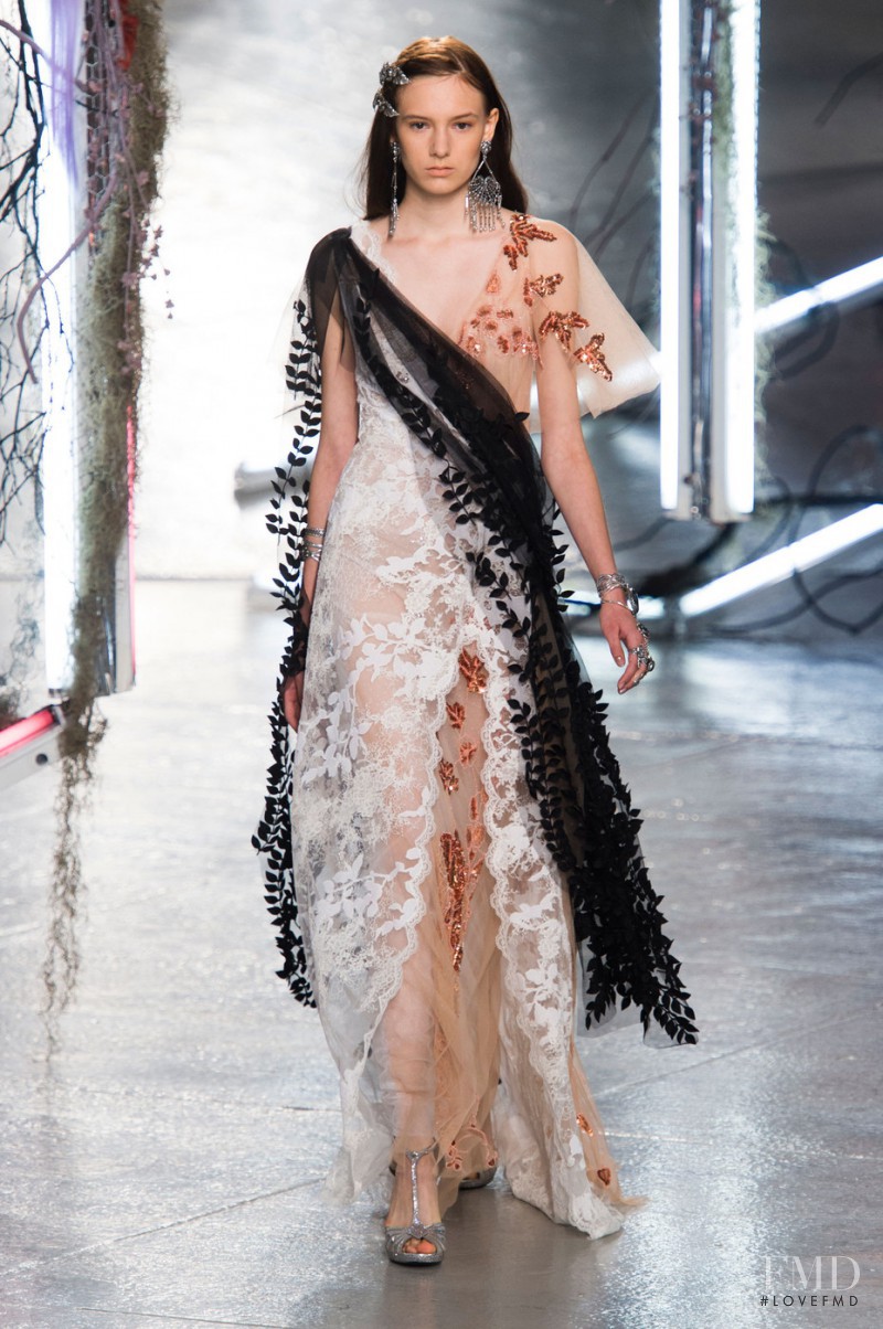 Cam Kerekes featured in  the Rodarte fashion show for Spring/Summer 2016