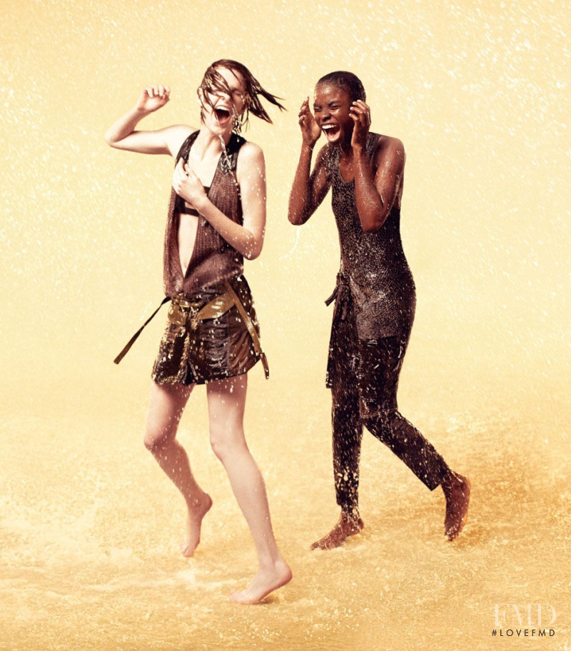 Jeneil Williams featured in  the EDUN advertisement for Spring/Summer 2013