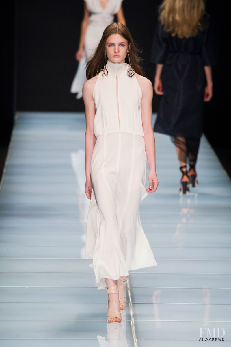 Sophia Skloss featured in  the Anteprima fashion show for Spring/Summer 2016
