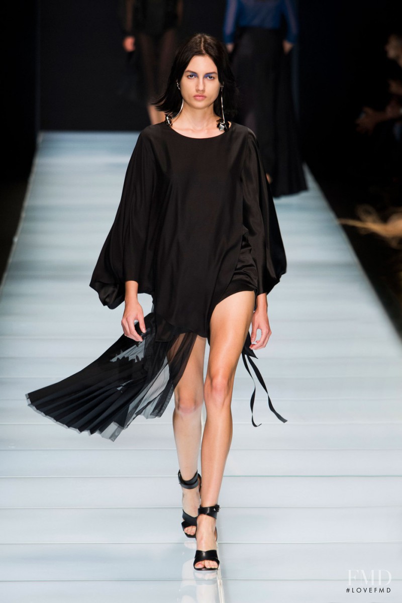 Bruna Ludtke featured in  the Anteprima fashion show for Spring/Summer 2016