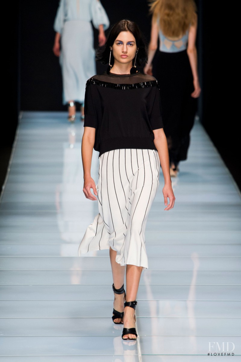 Bruna Ludtke featured in  the Anteprima fashion show for Spring/Summer 2016