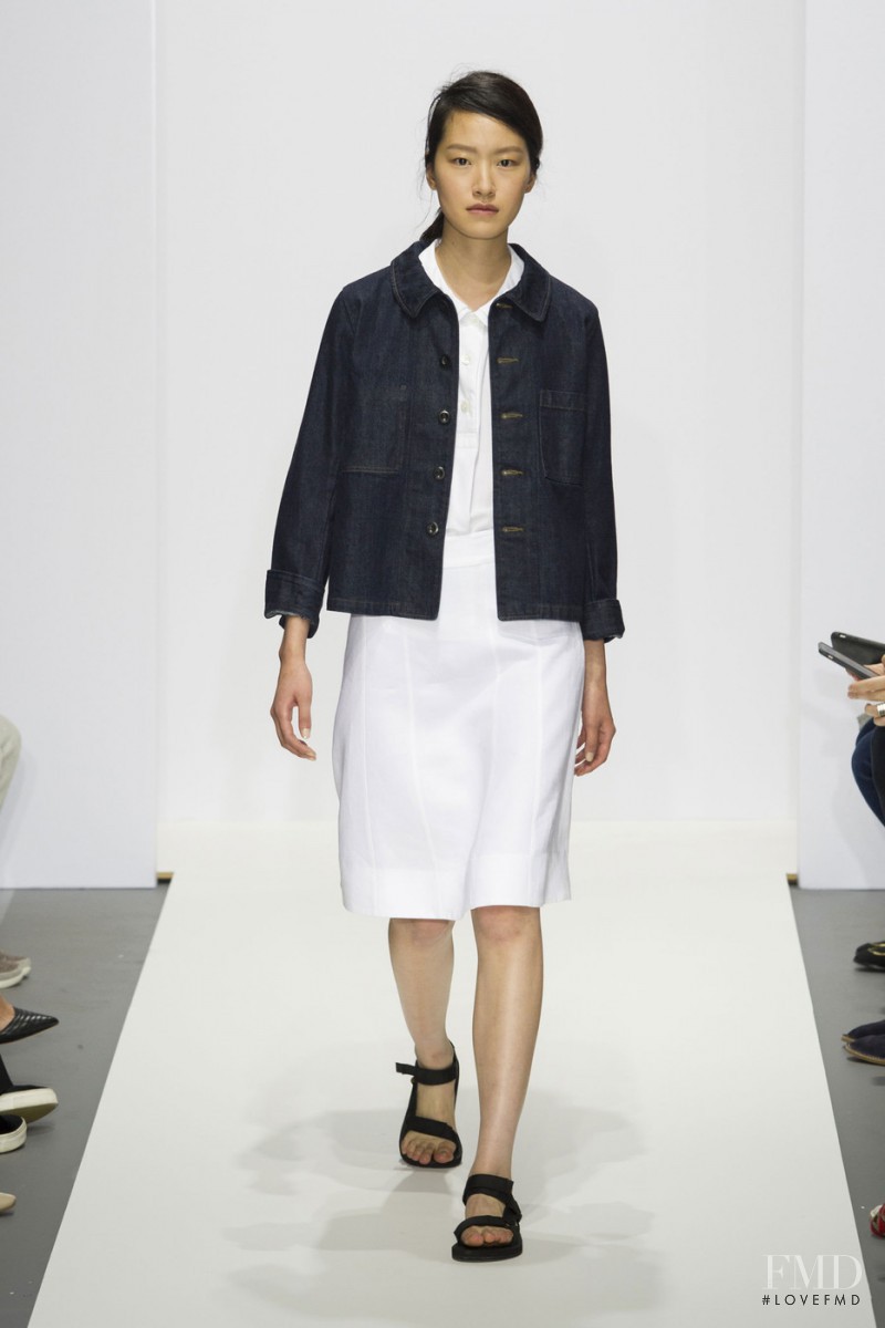 Pong Lee featured in  the Margaret Howell fashion show for Spring/Summer 2016