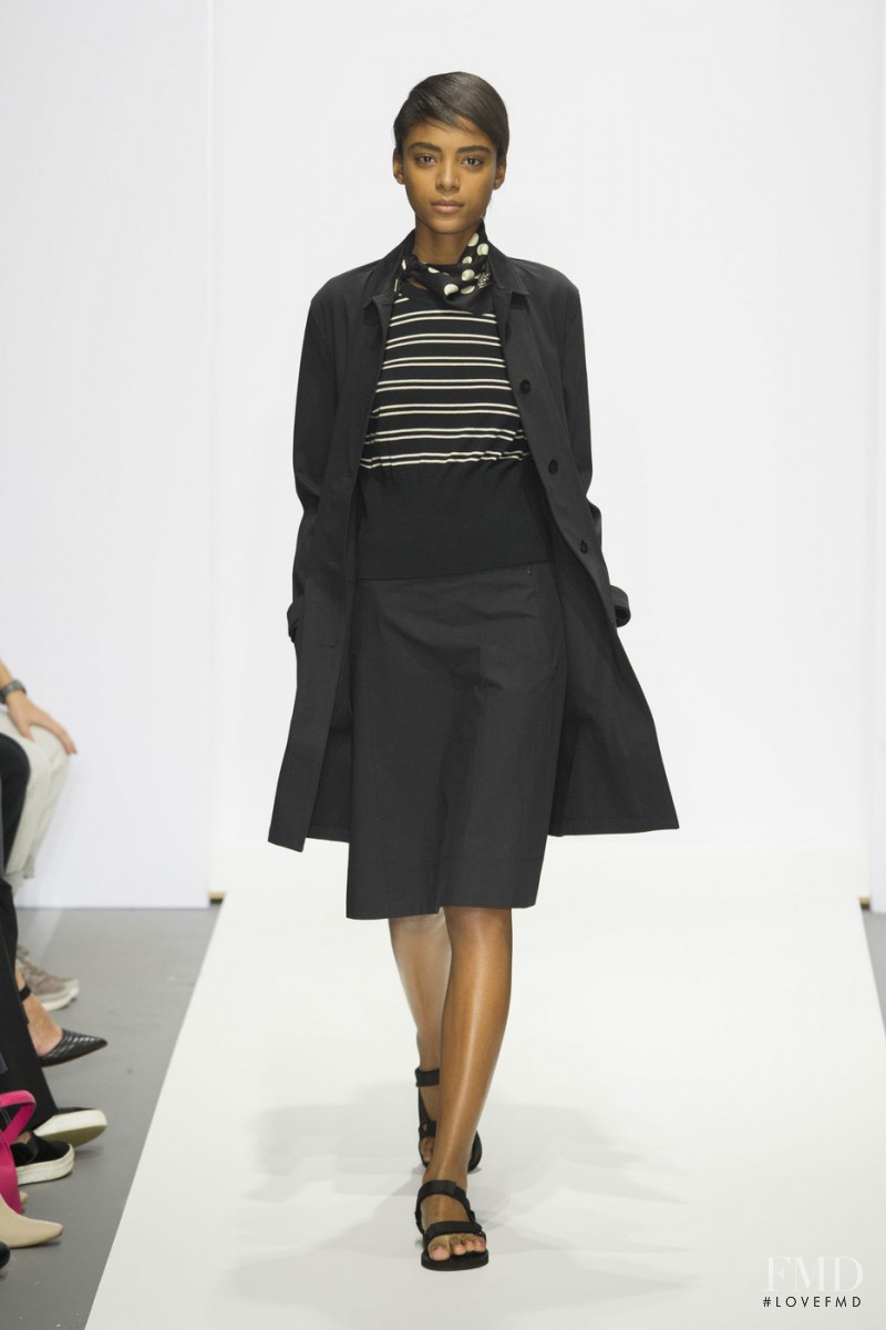 Alécia Morais featured in  the Margaret Howell fashion show for Spring/Summer 2016