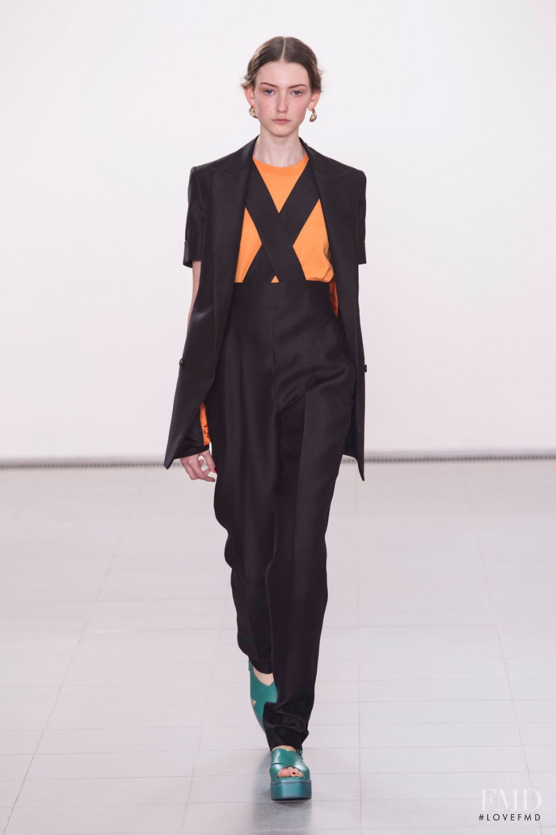 Allyson Chalmers featured in  the Paul Smith fashion show for Spring/Summer 2016