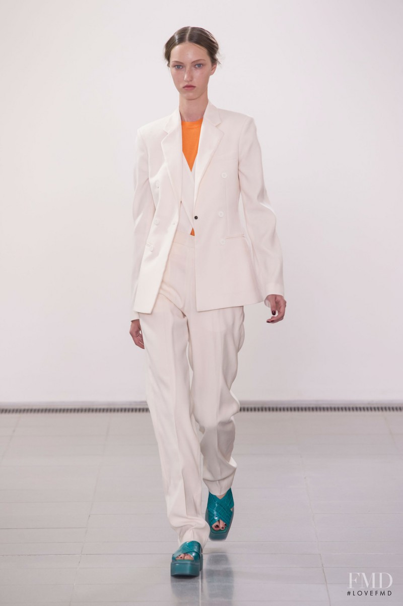 Liza Ostanina featured in  the Paul Smith fashion show for Spring/Summer 2016