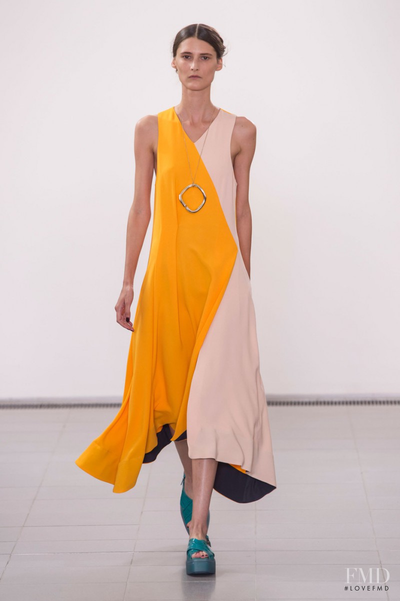 Marie Piovesan featured in  the Paul Smith fashion show for Spring/Summer 2016