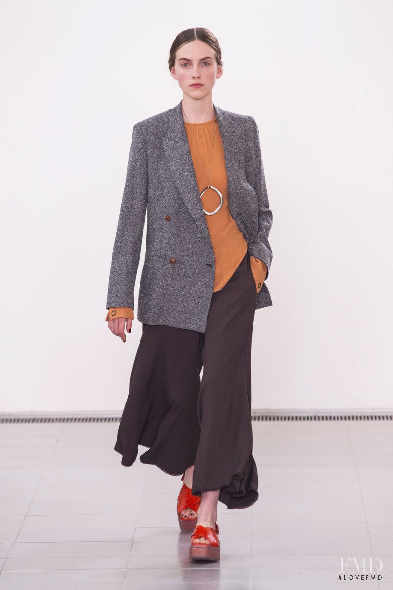 Grace Booth featured in  the Paul Smith fashion show for Spring/Summer 2016