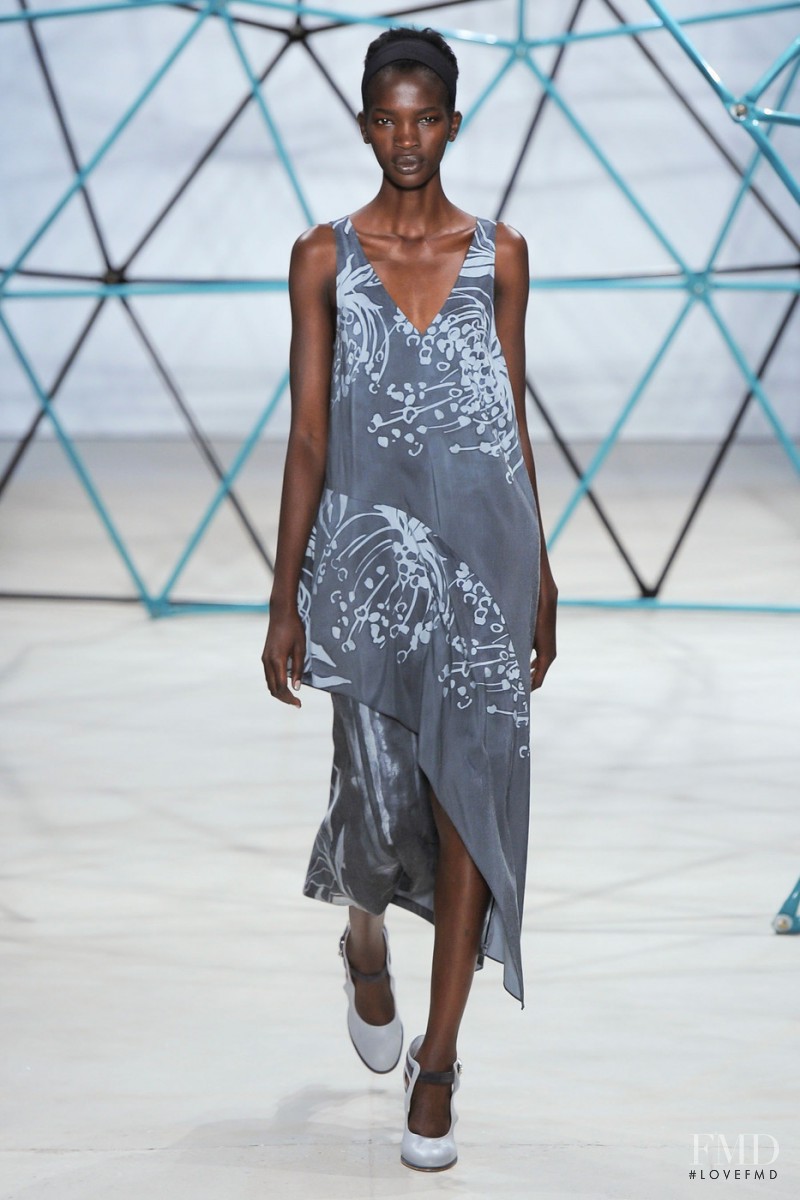 Aamito Stacie Lagum featured in  the SUNO fashion show for Spring/Summer 2016