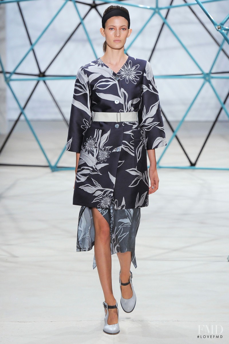 Louise Lefebure featured in  the SUNO fashion show for Spring/Summer 2016