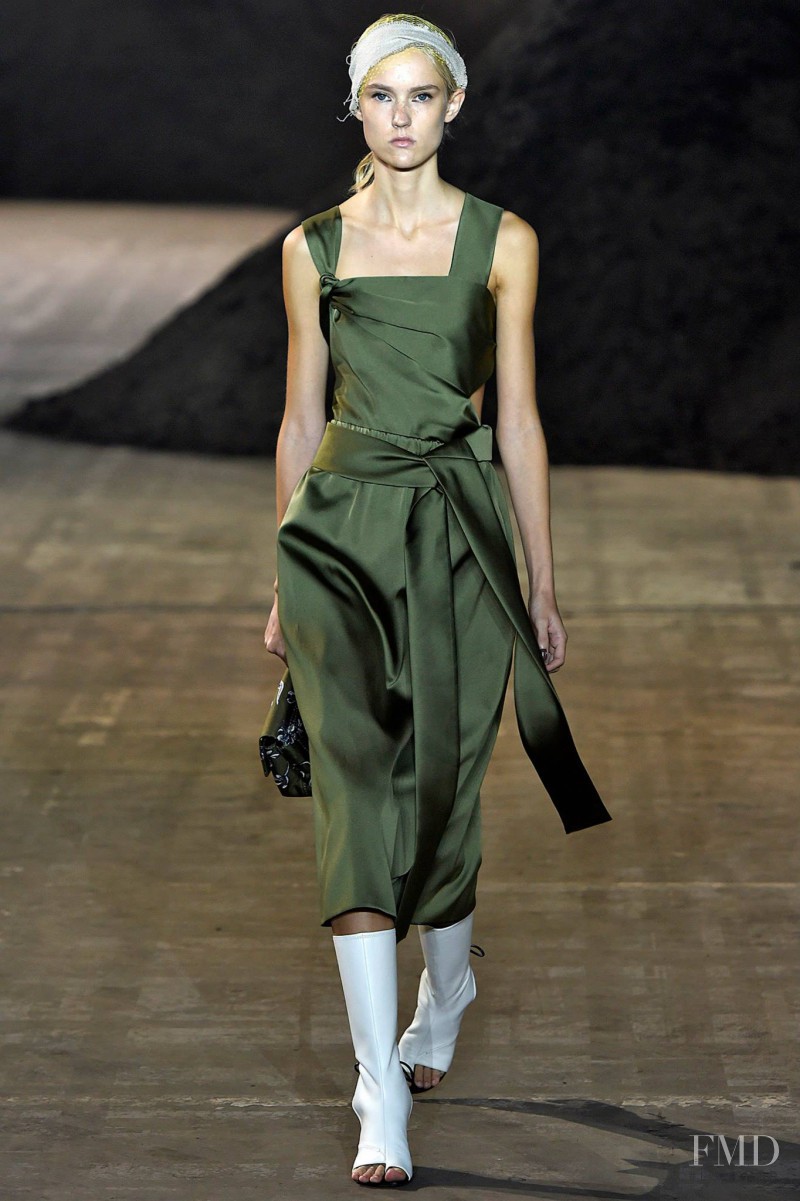 Harleth Kuusik featured in  the 3.1 Phillip Lim fashion show for Spring/Summer 2016