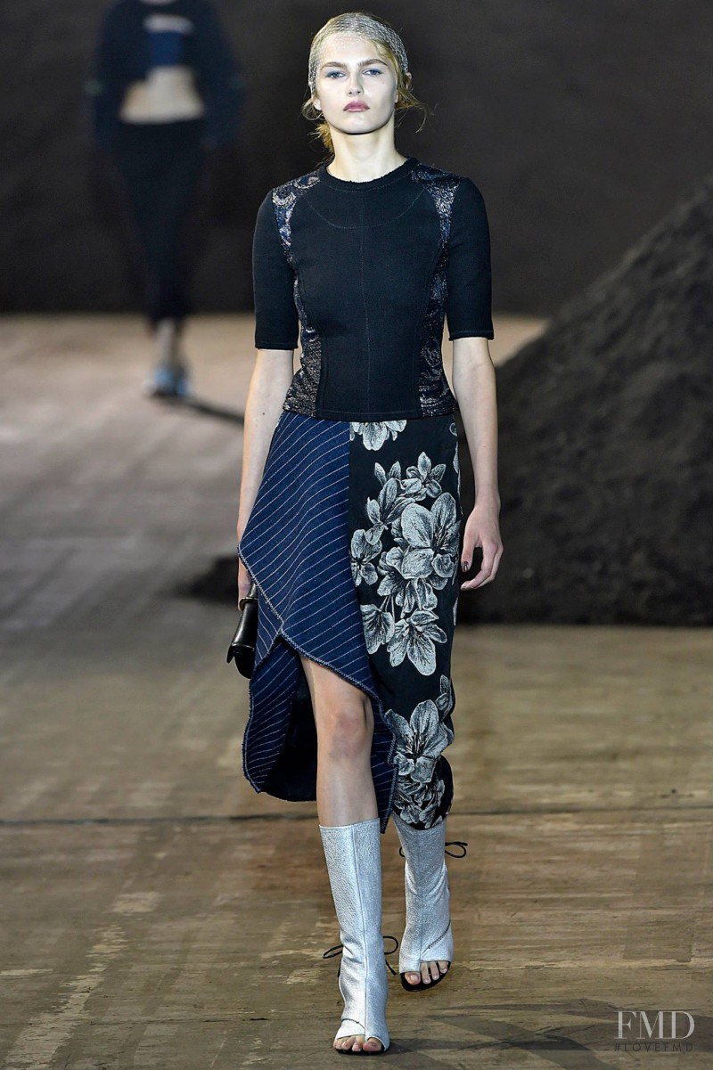 Aneta Pajak featured in  the 3.1 Phillip Lim fashion show for Spring/Summer 2016