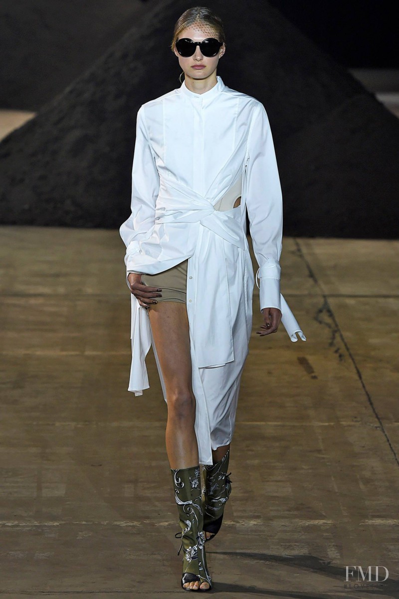 Sanne Vloet featured in  the 3.1 Phillip Lim fashion show for Spring/Summer 2016