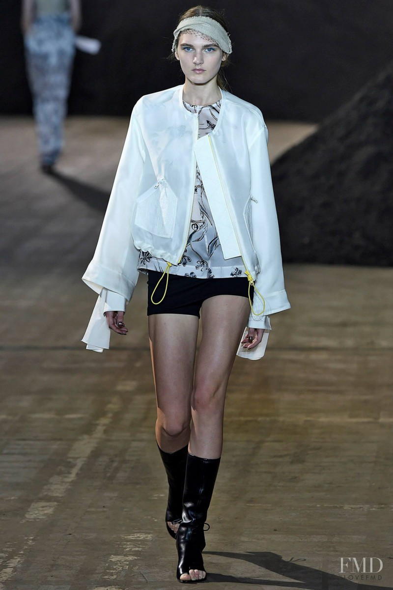 Nastya Abramova featured in  the 3.1 Phillip Lim fashion show for Spring/Summer 2016