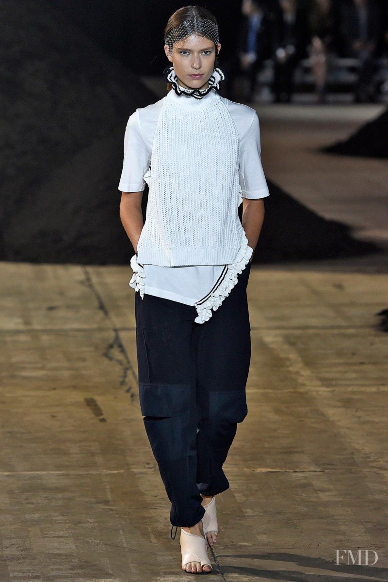 Zuzu Tadeushuk featured in  the 3.1 Phillip Lim fashion show for Spring/Summer 2016