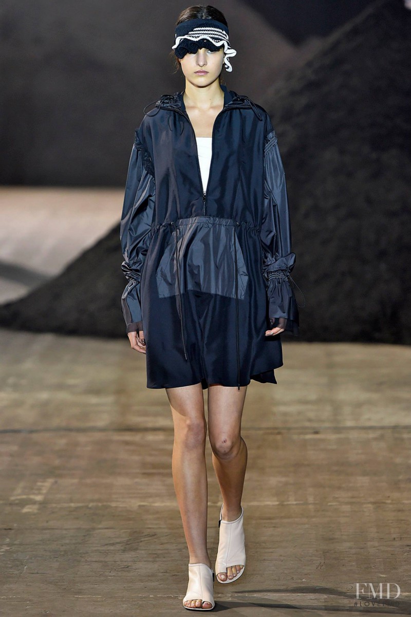 Astrid Holler featured in  the 3.1 Phillip Lim fashion show for Spring/Summer 2016