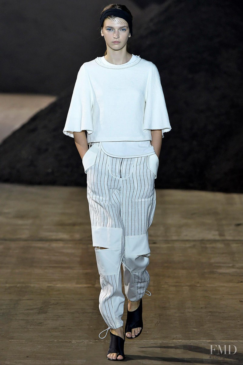 Anka Kuryndina featured in  the 3.1 Phillip Lim fashion show for Spring/Summer 2016